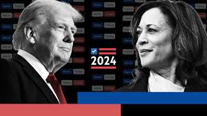 Image of Trump and Kamala 