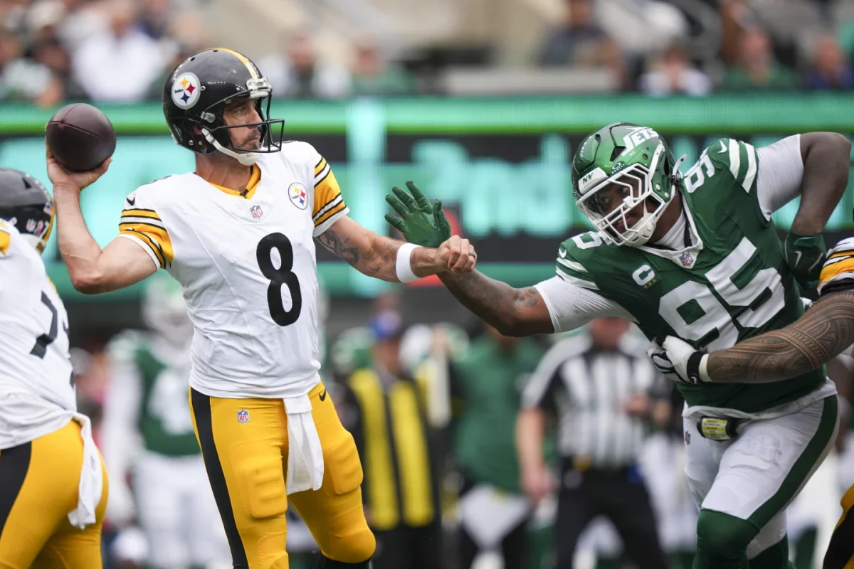 Aaron Rodgers led the Steelers to an impressive Week 1 victory over the New York Jets.
