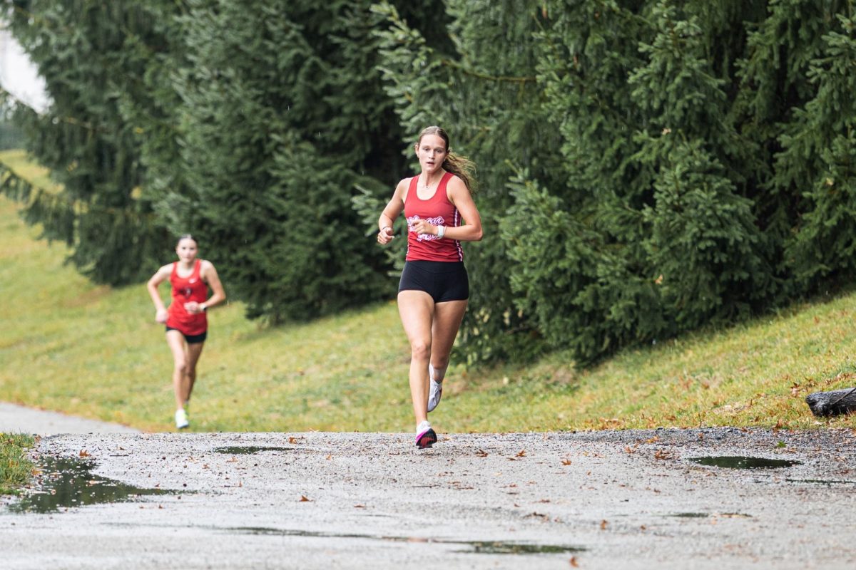 Elise Ashcroft running the Senior Recognition race on September 24th, 2025.  