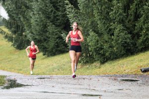 Elise Ashcroft running the Senior Recognition race on September 24th, 2025.